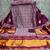Women's multi print jacquard gajji silk dress material