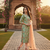 Women's green embroidery slub cotton dress material