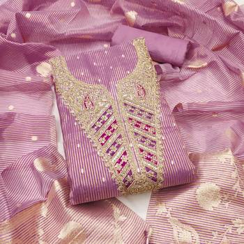  levender embroidery jacquard dress material 1