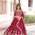 Maroon Vichitra Silk Sequins Embroidered Lehenga Choli And Duptta