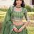 Green Silk Sequins Embroidered Lehenga Choli And Duptta