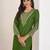 Superior quality rayon fabric light green color embroidery kurta with sharara
