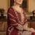 Maroon CHINON embroidered Sharara SUIT