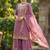 PINK embroidered SHARARA Palazzo SUIT
