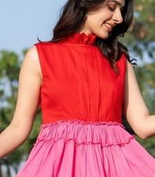 Three colour of cotton dress