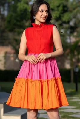 Three colour of cotton dress 1