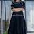Soot black cotton dress
