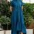 Blue cotton block dress
