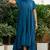 Blue cotton block dress