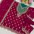 Magenta chinon silk Embroidered Salwar suits