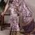 lavendr printed tasar art silk saree with shimmering viscose border