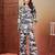 rayon grey abstarct print co-ord set