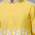 Yellow silk kurta patiala for men's