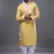 Yellow silk kurta patiala for men's