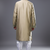 Brown silk kurta patiala for men's