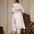 Off white embroidered silk  Kurta Palazzo and dupatta set