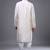 White silk kurta patiala for men's