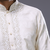 White silk kurta patiala for men's