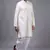 White silk kurta patiala for men's