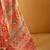 Peach Pashmina Cotton Silk Saree With Diaphanous Saree With Blouse For Women