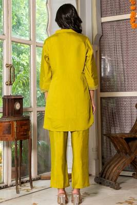 Light green emboridered co ord set 4
