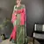 pink soft lichi silk blend rangcut jacquard zari weaving banrasi saree