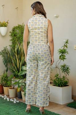 Off white printed co ord set 4