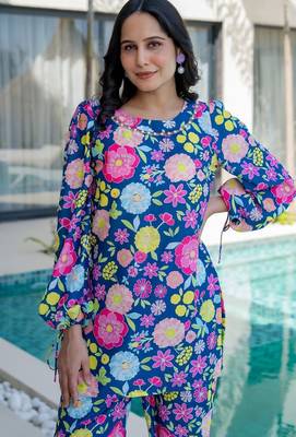 Multi colore floral printed co ord set 2