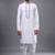 White silk kurta patiala for men's