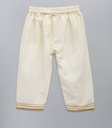 Blue printed cotton kurta pyjama