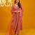 Pink viscose rayon kurta-sets