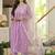 Pink viscose rayon kurta-sets