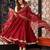 Maroon viscose rayon kurta-sets
