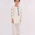 White embroidered cotton kurta pyjama