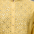 Yellow silk kurta patiala for men's
