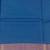 Dark blue chanderi hand woven saree with blouse pc
