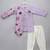Purple printed cotton silk kurta pyjama