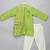 Green printed cotton silk kurta pyjama