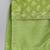 Green printed cotton silk kurta pyjama