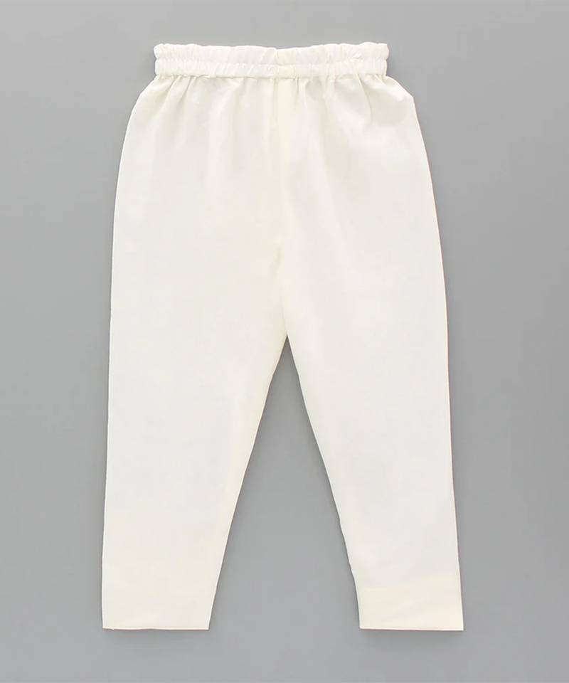 Multicolor printed cotton silk bandhgala set