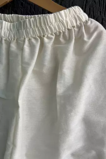 Multicolor printed cotton silk kurta pyjama