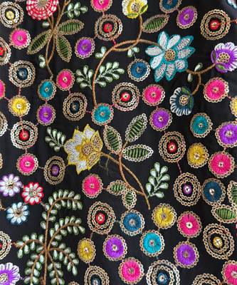 Multicolor embroidered cotton silk Boy's Bandhgala and Pant 5