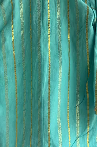 Blue embroidered cotton silk Boy's Kurta Pyjama