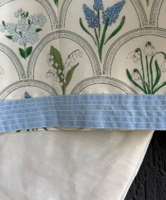 Blue printed cotton silk Boy's Kurta Pyjama 2