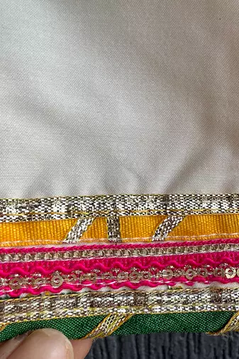 White embroidered cotton silk Boy's Kurta Pyjama