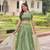 Green Silk Sequins Embroidered Lehenga Choli And Duptta