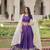 Purple Silk Sequins Embroidered Lehenga Choli And Duptta