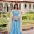 Sky Blue Silk Sequins Embroidered Lehenga Choli And Duptta