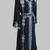 Black Silver stone and  Beads  Moroccan Kaftan With hijab