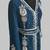 cobalt blue   Silver stone and  Beads  Moroccan Kaftan With hijab